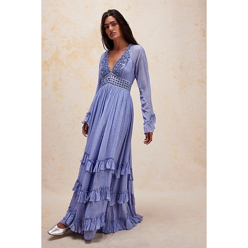 Free People Blue Maxi Dress - Picture 5 of 8